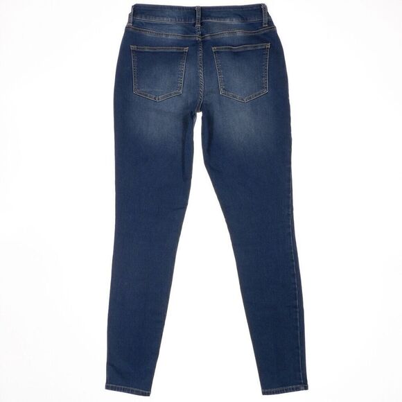 Maurices Jeans Womens Size M-L Blue Skinny Joga Denim Stretch Measures 28 x 30 - Picture 3 of 9